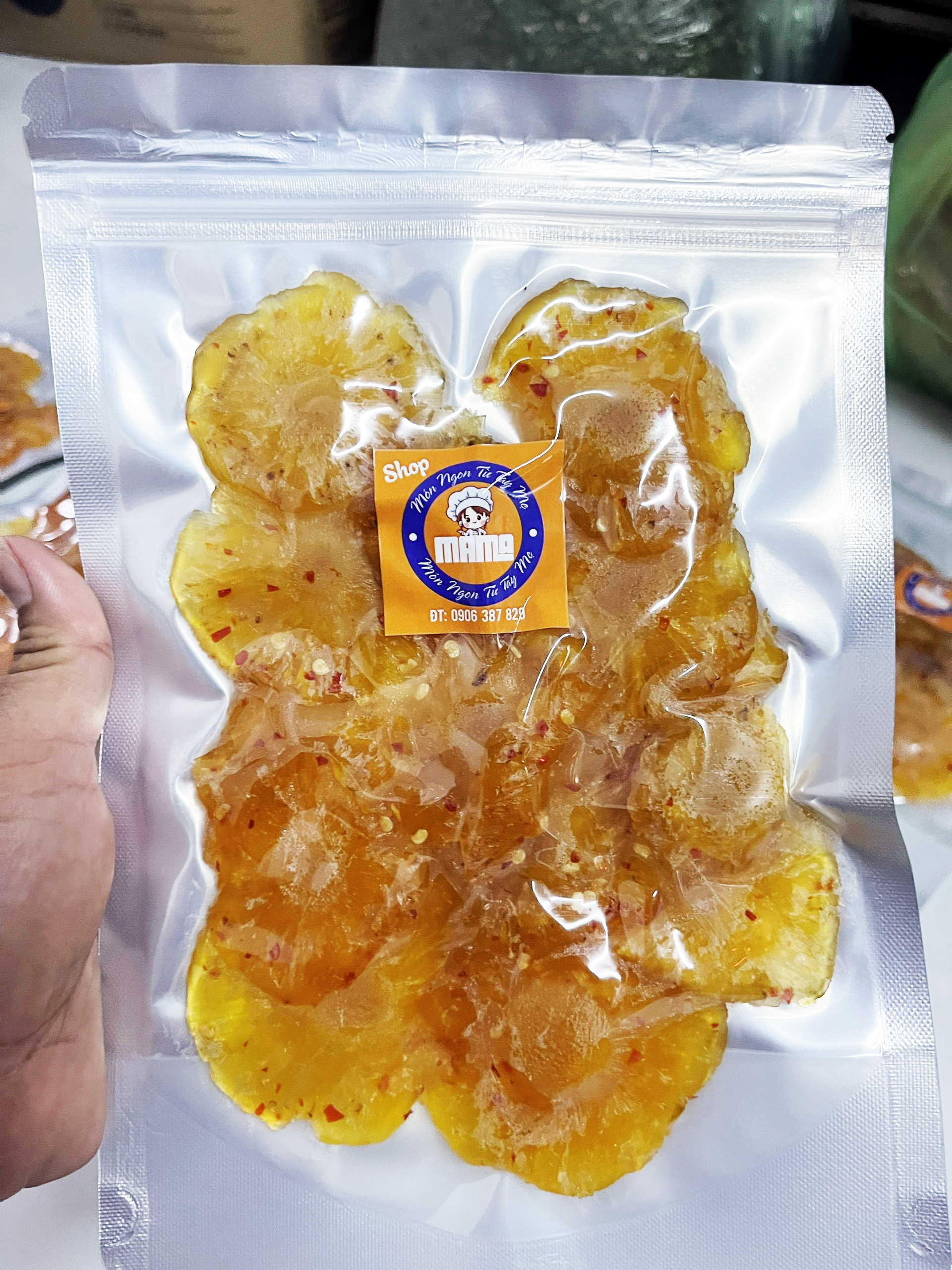250gr Thơm muối ớt sấy dẻo nhà làm ngon