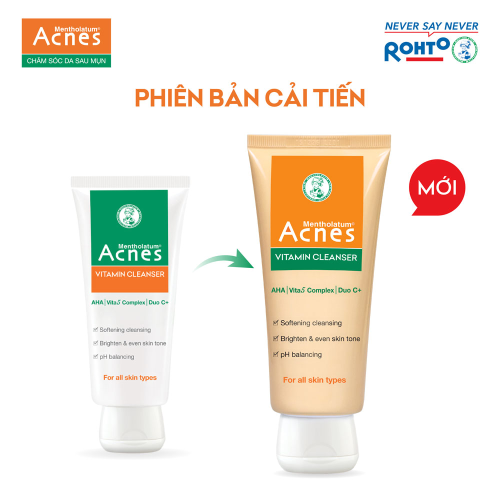 Kem rửa mặt VITAMIN ACNES VITAMIN Cleanser 100g