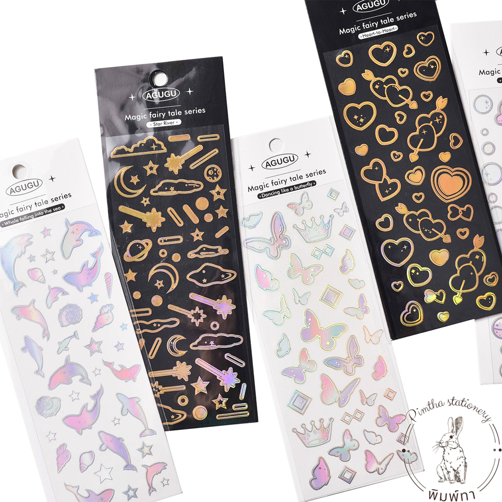 Sticker Hologam Trang Trí Toploader Nhiều Hình Độc Đáo