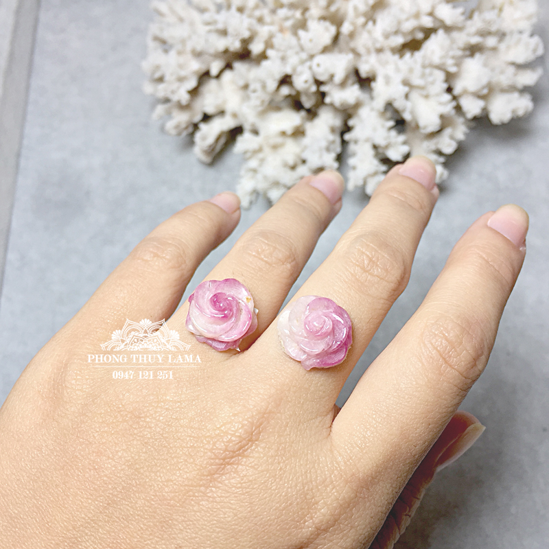 Hoa mẫu đơn đá Ruby - Hồng - Mẫu 1