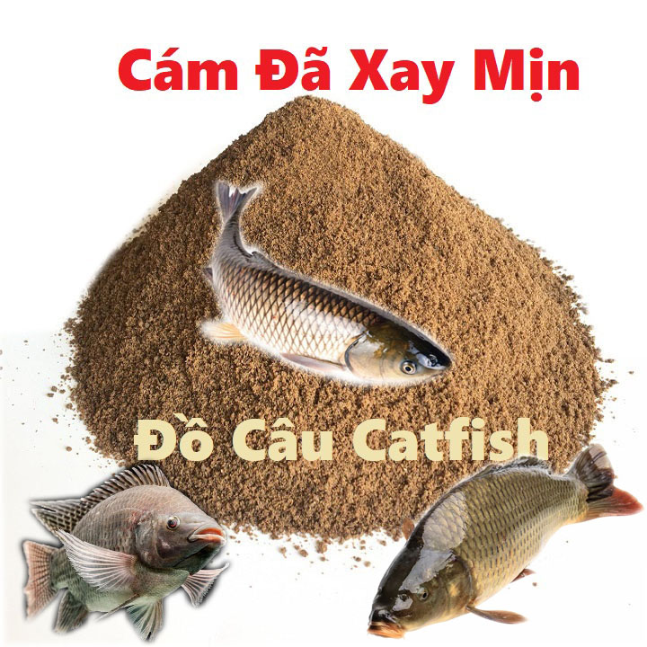 1kg Cám Tanh Câu Cá Đã Xay Mịn-Tanh ít-Tanh nhiều-Cám Thơm-Cargill-Hà lan-Mồi Câu Cám Tanh-cám câu cá