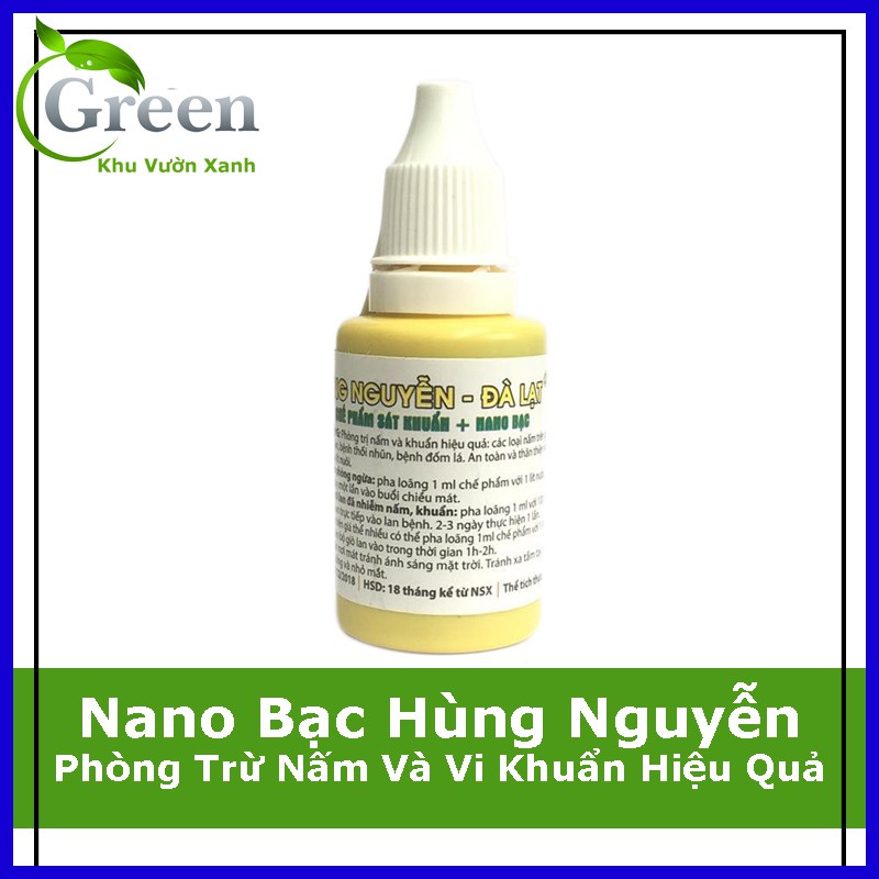 Nano Bạc Hùng Nguyễn chai 20ml