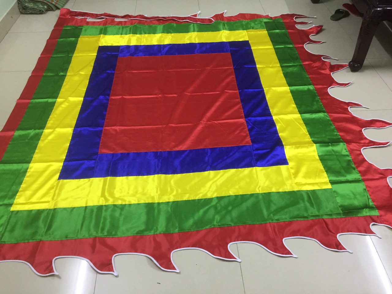 Cờ Ngũ Sắc, Cờ Thần Loại 2.5x2.5m