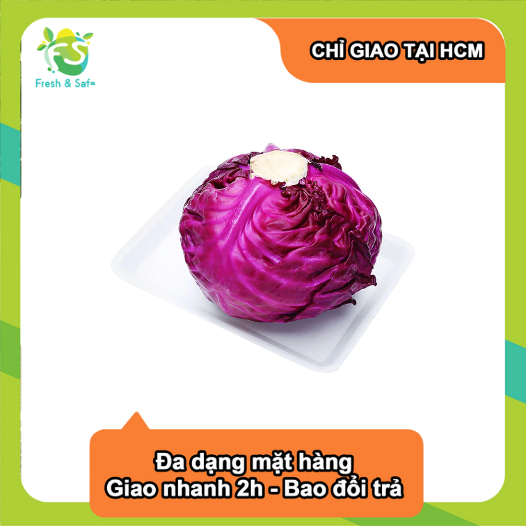 [Chỉ Giao HCM] Bắp Cải Tím - 1kg