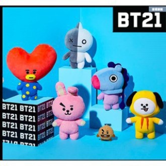 gấu bông BTS BT 21-đầy đủ các thành viên