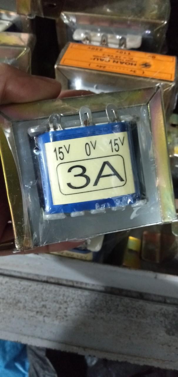 Biến áp 3a đối xứng 15v - điện tử nhật anh
