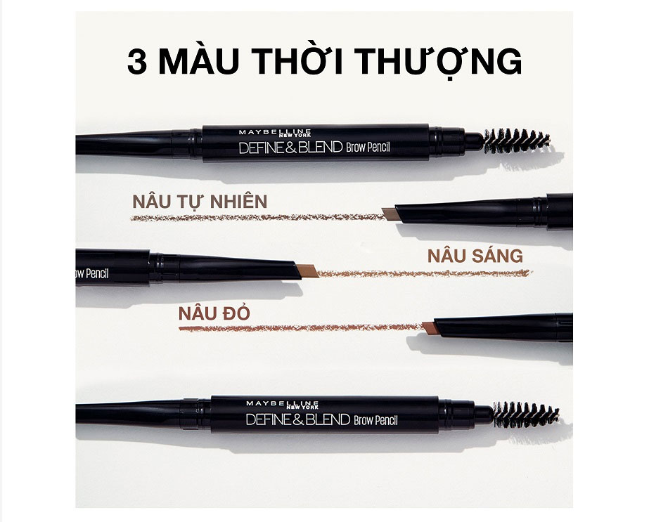 Chì Chân Mày Maybelline Define & Blend Brow Pencil 0.16g