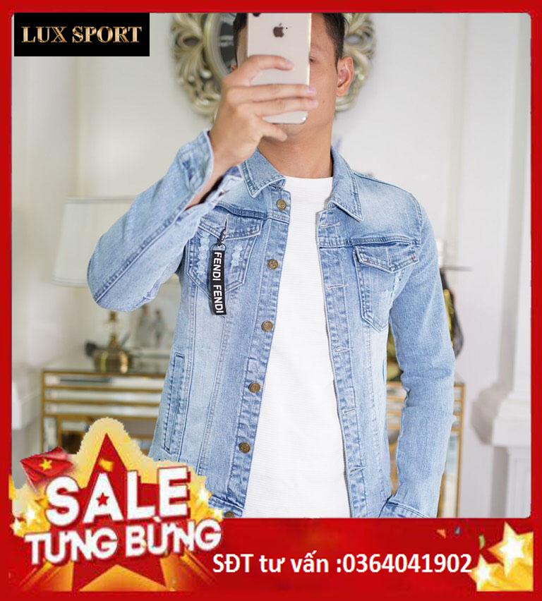 ÁO KHOÁC JEANS NAM LUXURY CAO CẤP