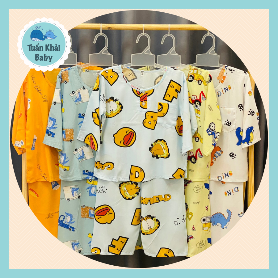 Bộ ( 1 bộ) Quần áo Tole, lanh bé trai | Mẫu tay dài, cài 2 nút trước |Size 1-14 cho bé 5-45kg| Chất vải tole, lanh 2 da loại 1 mềm, mịn, mát cho bé trai| Hàng Việt Nam | Đồ bộ bé trai |quần áo trẻ em| Đồ tôn trẻ em
