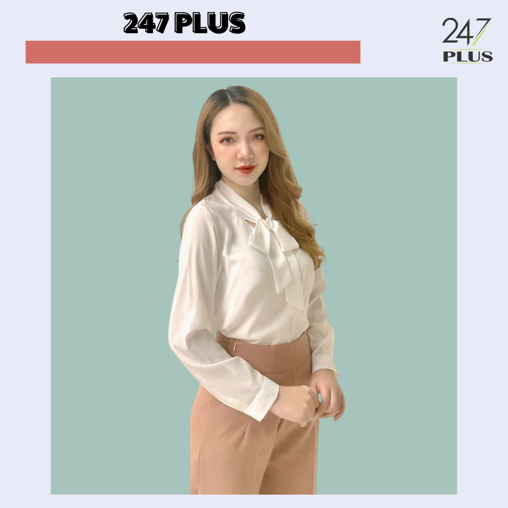 Áo sơ mi dài tay công sở thư kí kim 247PLUS