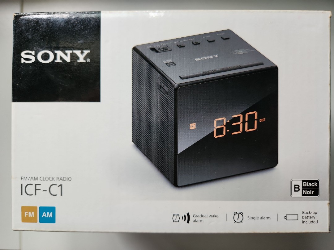 ĐÀI RADIO ĐỒNG HỒ BÁO THỨC SONY ICF-C1