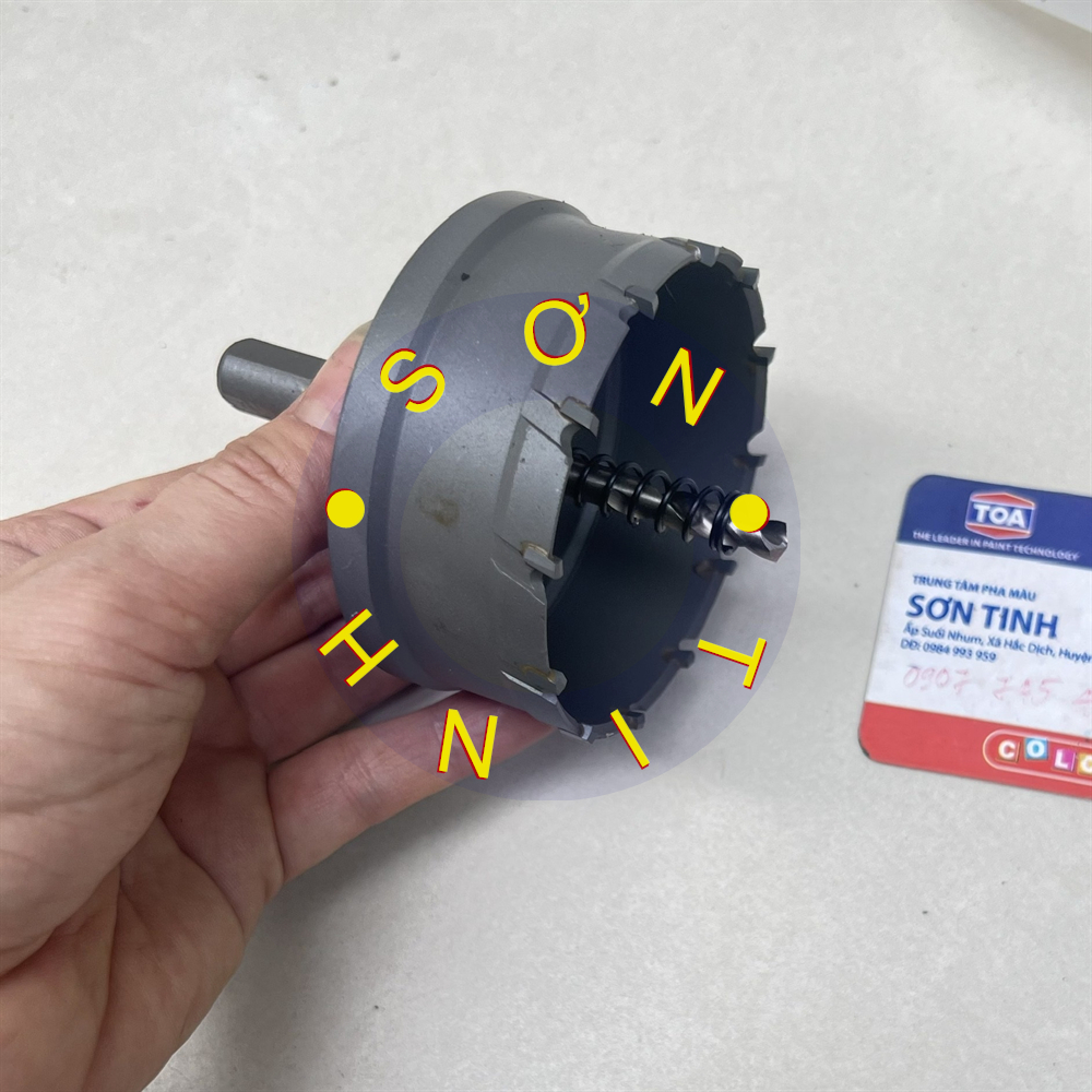 Mũi khoan khoét sắt thép, bê tông gỗ 75mm tolsen 75975