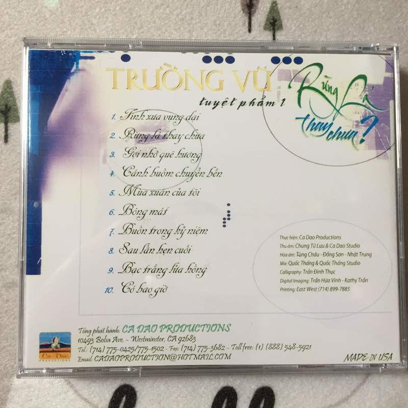 [Hcm]Combo of 3 Cds of Truong Vu by Ca Dao Center