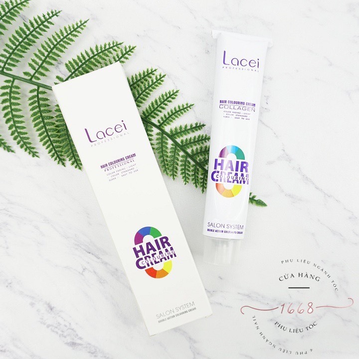 [HCM]THUỐC NHUỘM TÓC LACEI + TRỢ NHUỘM LAVOX OXY(oxy mua riêng ko tặng kèm với thuốc nhuộm)