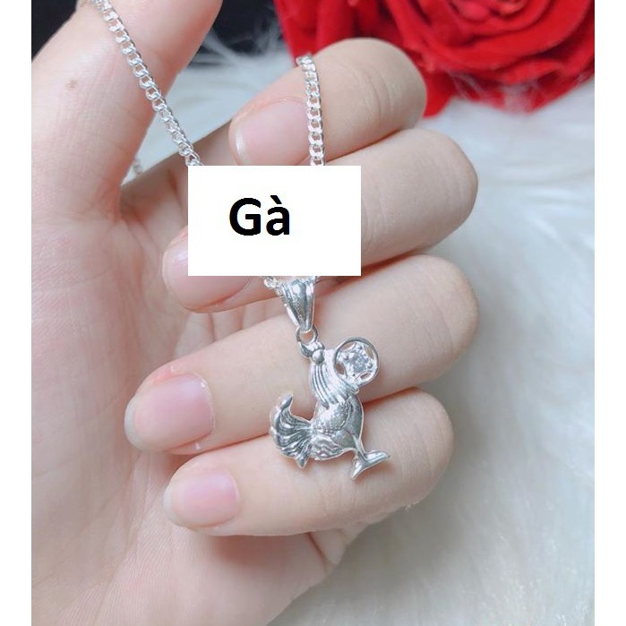 Dây chuyền BẠC TA mặt CON GIÁP cho BÉ yêu