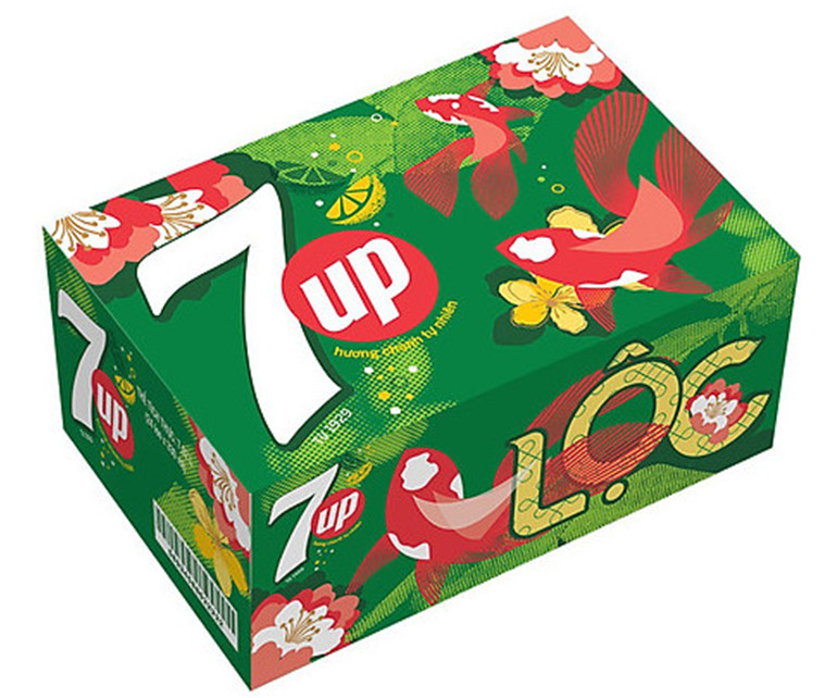 Thùng 7 Up Lon 24 Lon