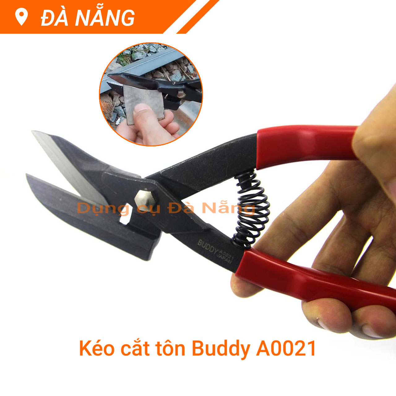 Kéo cắt tôn Nhật Bản Buddy A0021 225mm