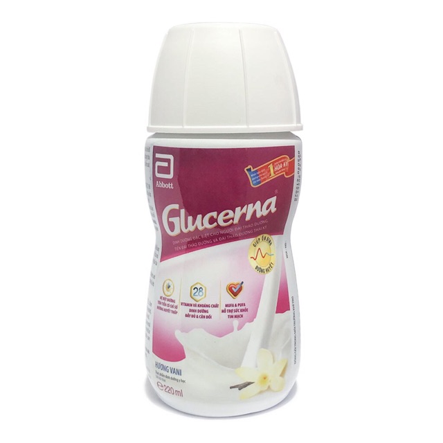 Sữa Bột Pha Sẵn Glucerna Dạng Chai X 6 Chai X 220M