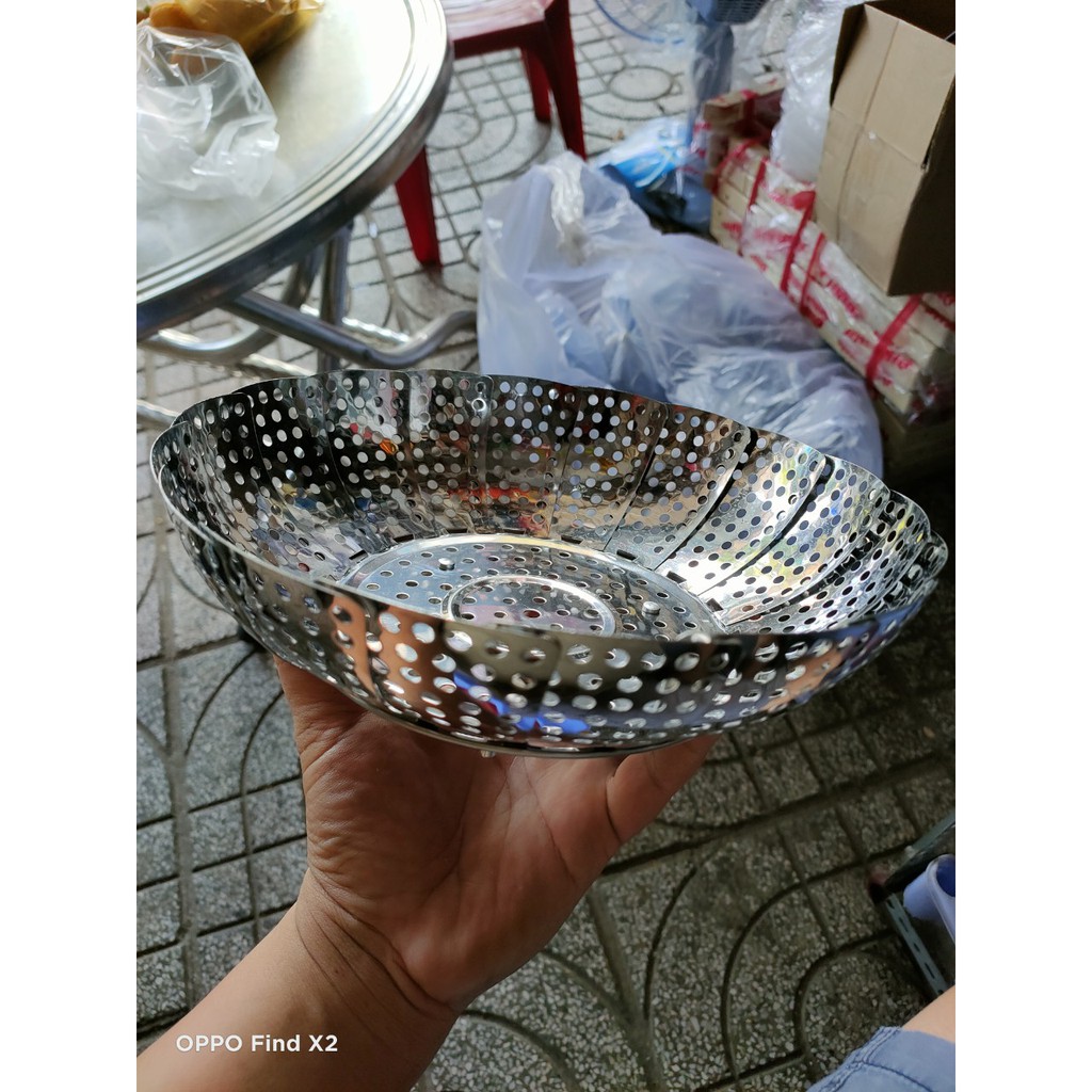 [HCM]Vĩ Hấp Inox Bung Xòe