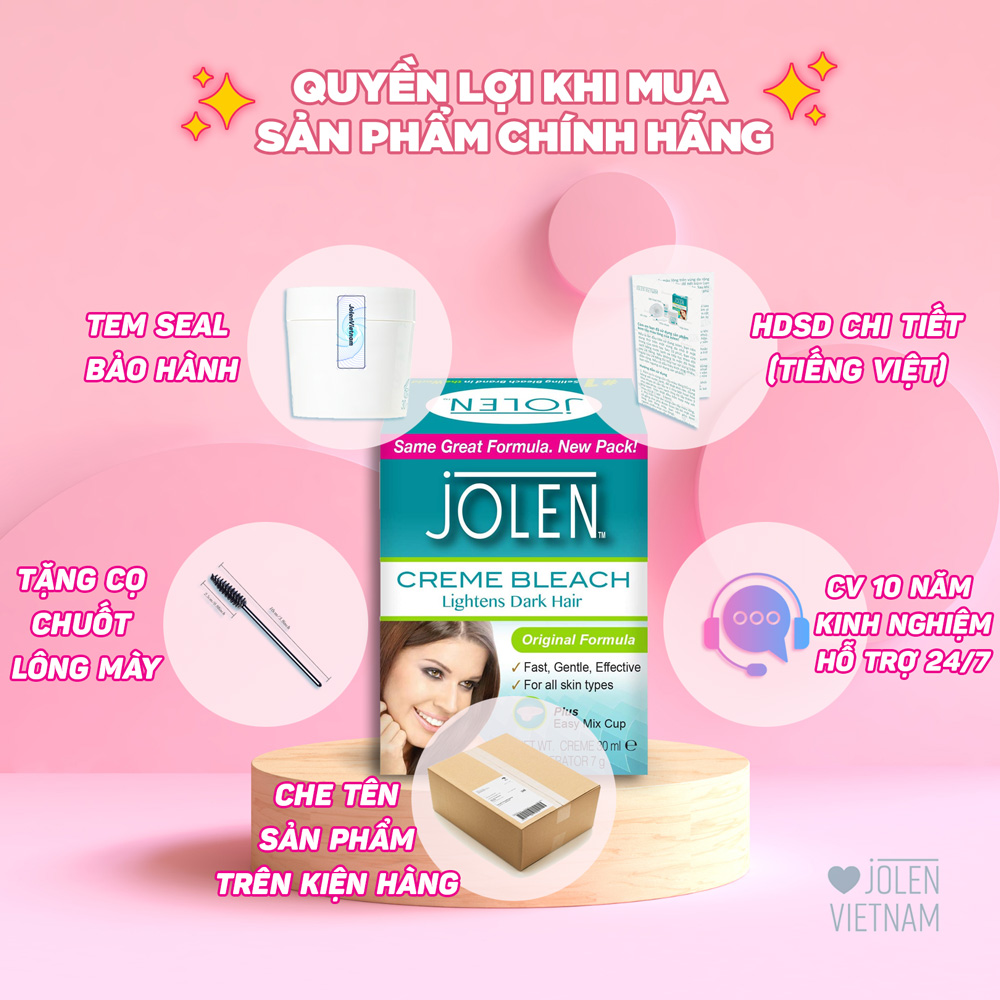 Jolen Creme Bleach 37gr Sensitive - UK Imported