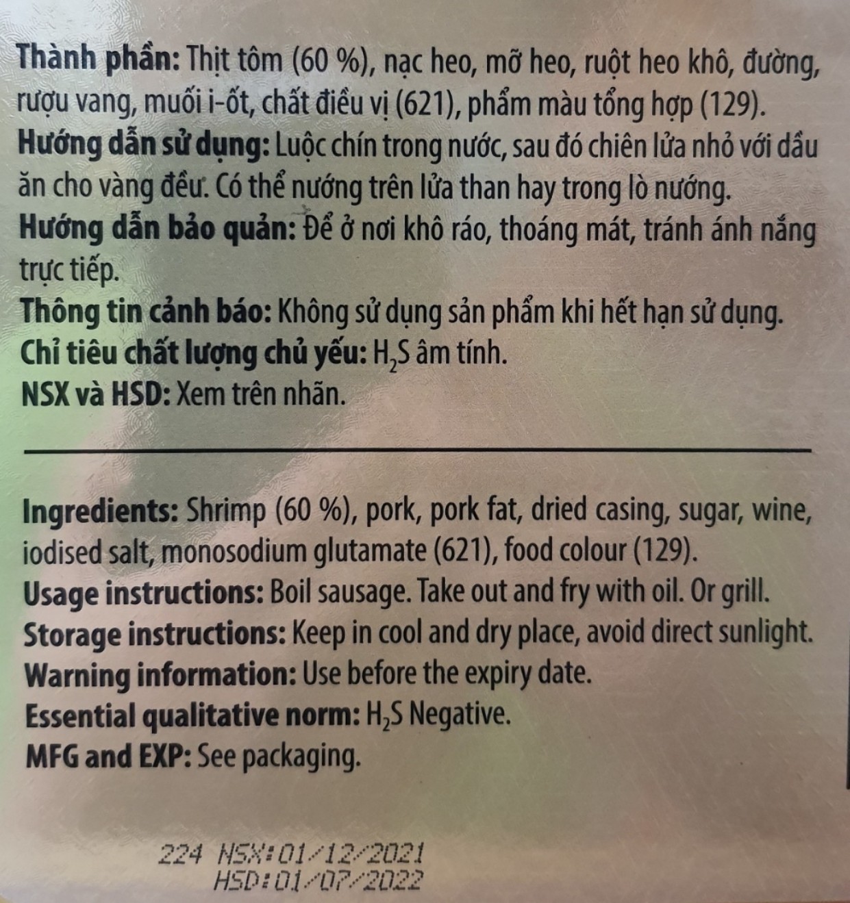 (HCM) LẠP XƯỞNG TÔM VISAN HỘP 1KG ( QUÀ BIẾU SANG TRỌNG VÀ Ý NGHĨA)