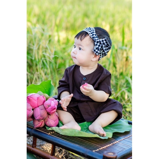 Rập giấy bộ bà ba cho bé (RẬP GIẤY, không phải quần áo)