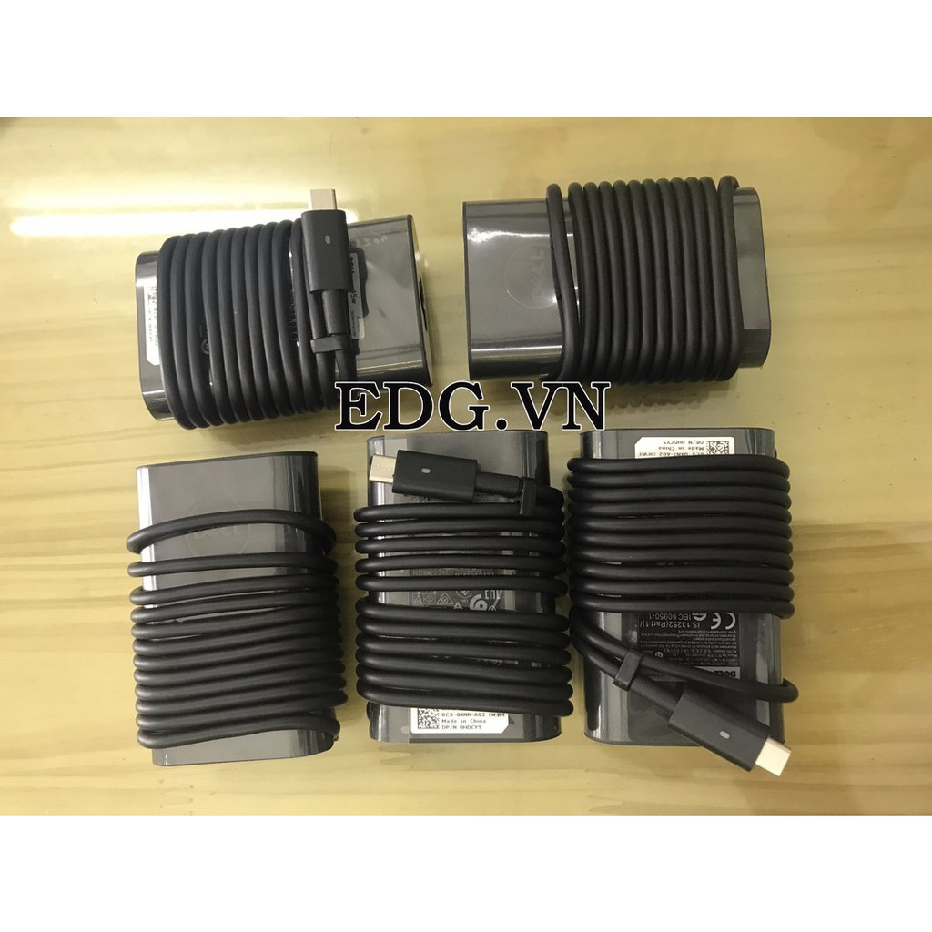 Sạc laptop Dell XPS13 9365 Chân Type-c - Oval USB-C