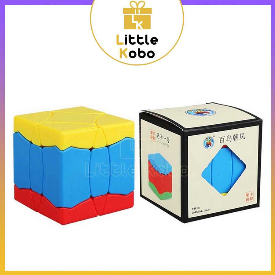 Rubik ShengShou Phoenix 3x3 Cube Stickerless Rubic Biến Thể 3x3x3 Đồ Chơi Trí Tuệ Trẻ Em Phát Triển Tư Duy - Little Kobo