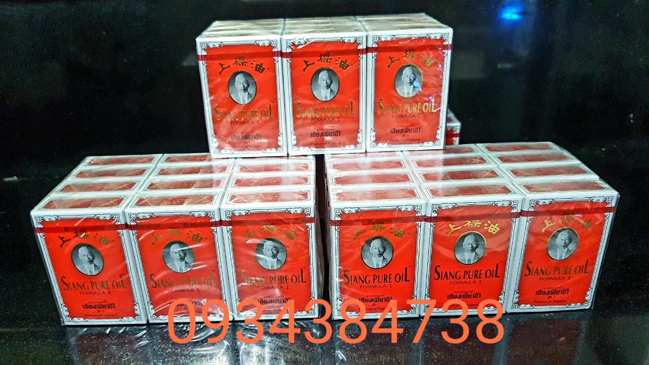 Combo 12chai dầu gió ông già Siang Pure Oil Thái Lan nhỏ 3cc