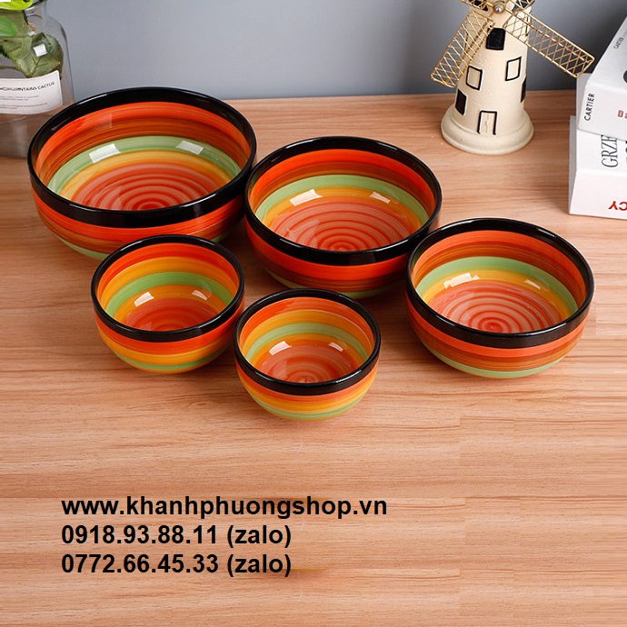 [HCM]tô sứ 7 màu - tô sứ 7 màu