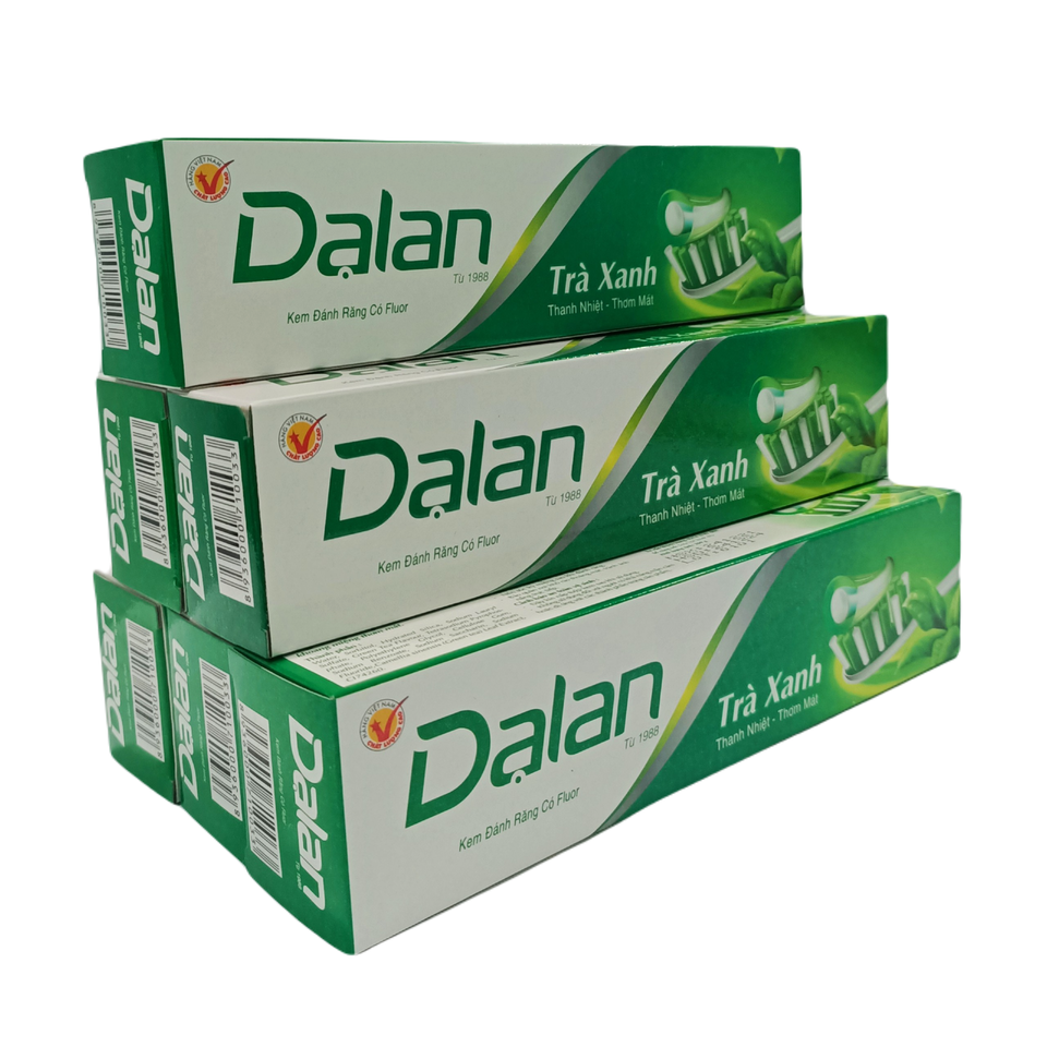[COMBO MUA 5 TẶNG 1] KEM ĐÁNH RĂNG TRÀ XANH 200G - DẠ LAN