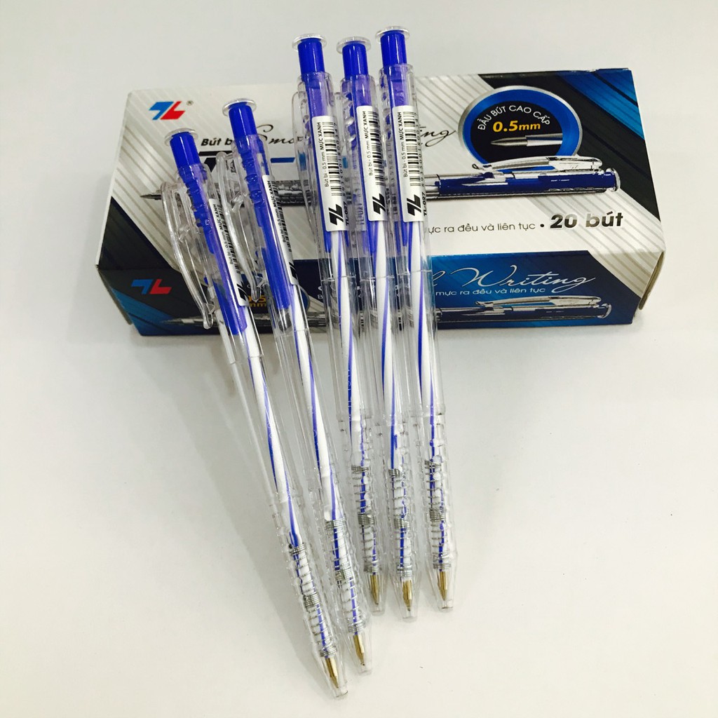 Bút bi thiên long mực xanh tl-027