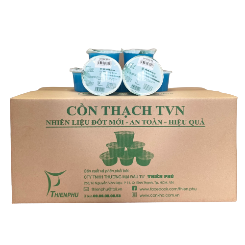CỒN THẠCH CAO CẤP TVN LỐC 4 LY & THÙNG 60LY