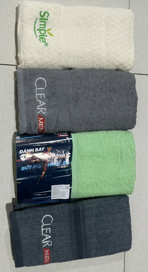 KHĂN TẮM COTTON CLEAR MEN 1.2M