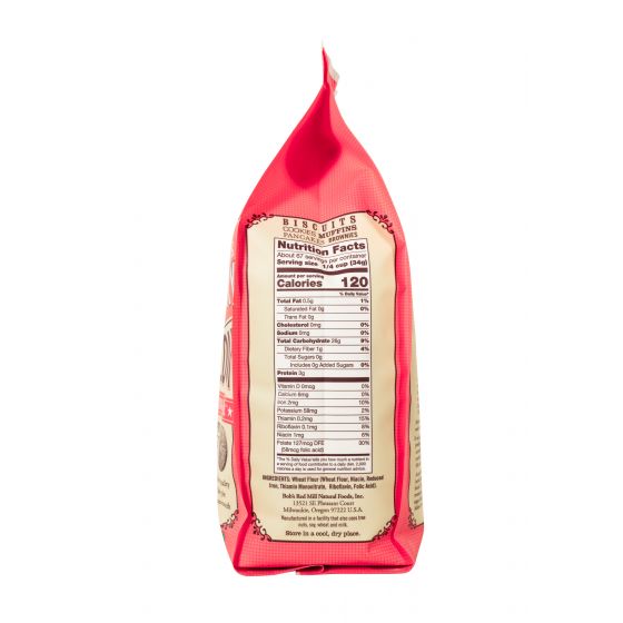 (New date 06/2025) Bột Mì Mềm Không Tẩy Bob's Red Mill 2.27Kg - Bột Số 8