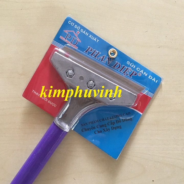 01 CÁI - SỦI CÁN DÀI 50CM - SỦI VỆ SINH TƯỜNG, KÍNH, KIM LOẠI