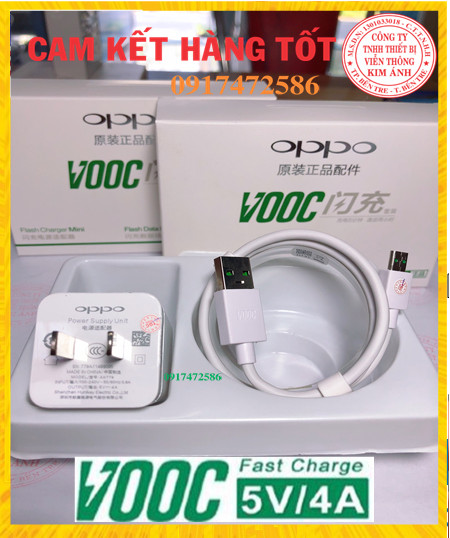 Sạc điện thoại oppo 4a vooc zin -sạc nhanh vooc - cục sạc điện thoại