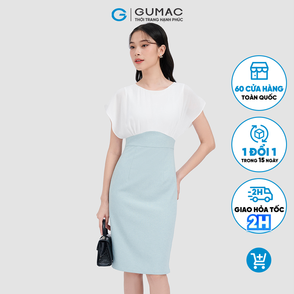 Đầm tay dơi body thời trang GUMAC DC10026