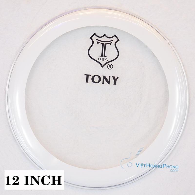 Mặt trống Jazz - Trống Da TONY thương hiệu USA (Viền Trắng) - HappyLive Shop