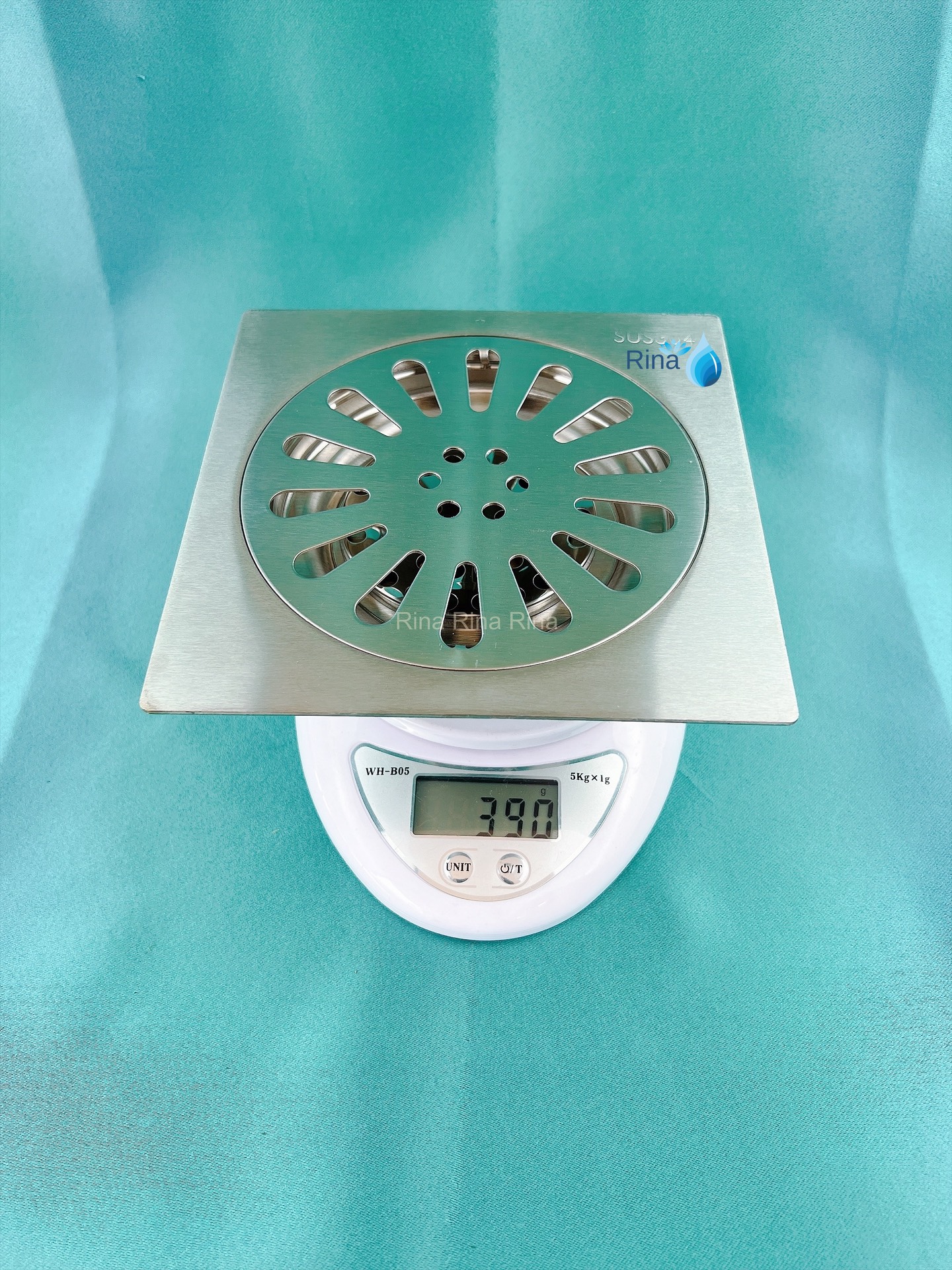 Phễu hố ga thoát sàn chống hôi chống tràn LR08, chống nước thủy triều lên, nước cống lên inox 304 thủ công 12CM 15CM