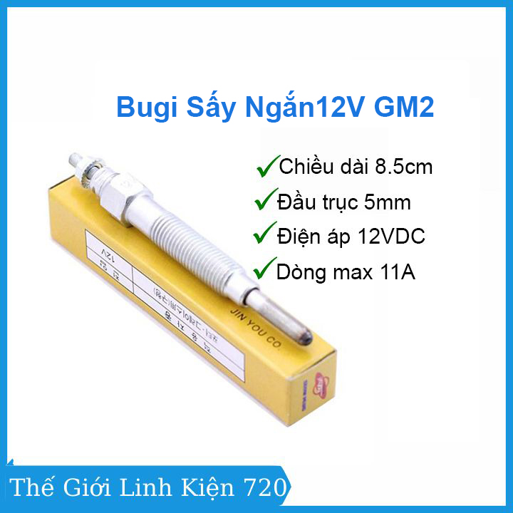 Bugi sấy 12v gm2