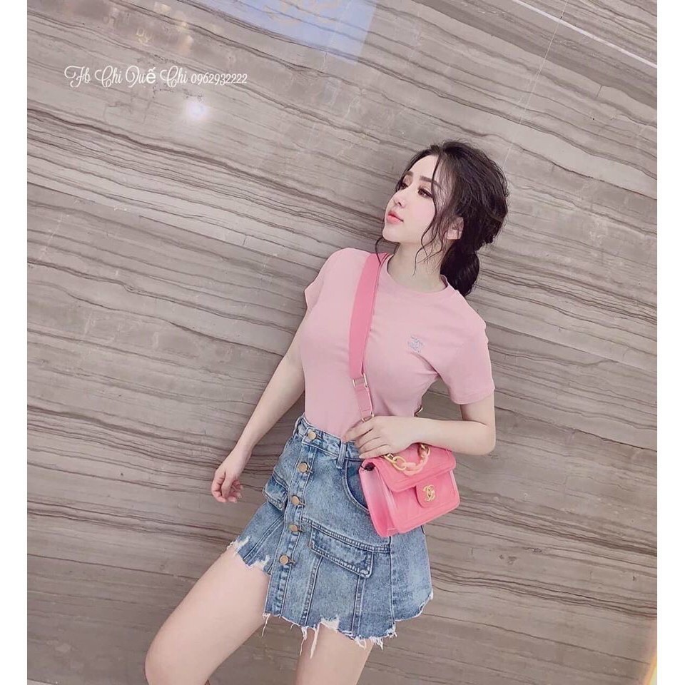 QUẦN JEAN GIẢ VÁY LỆCH TÀ, PHỤNG HOÀNG