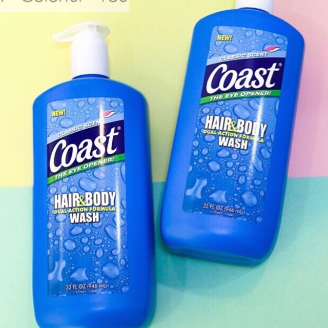 [HCM]Sữa Tắm Gội Coast Classic Scent Dành Cho Nam 946ml