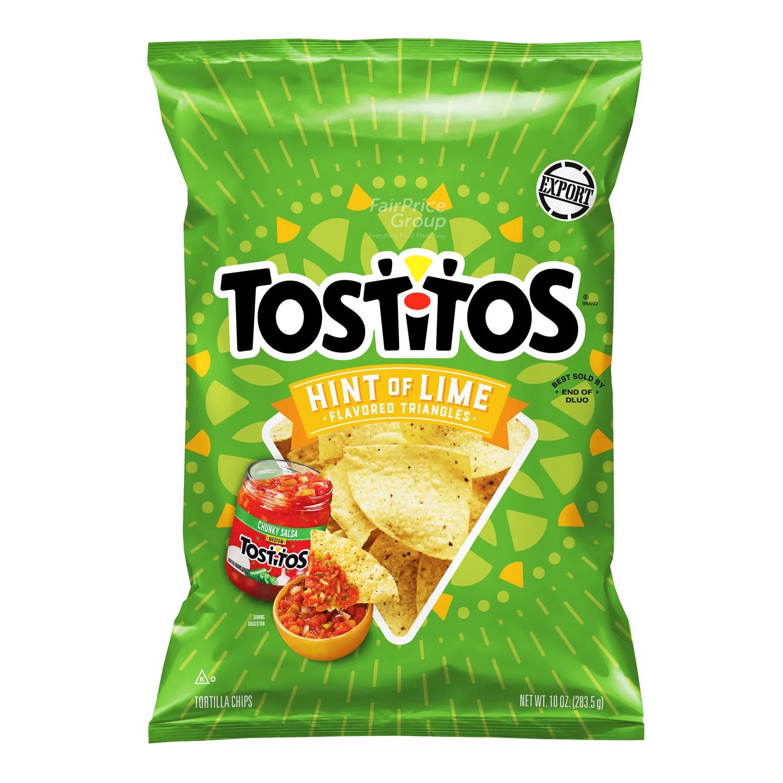 Bánh Snack Tostitos Flavored Tortilla Chips Hint of Lime 283.5g