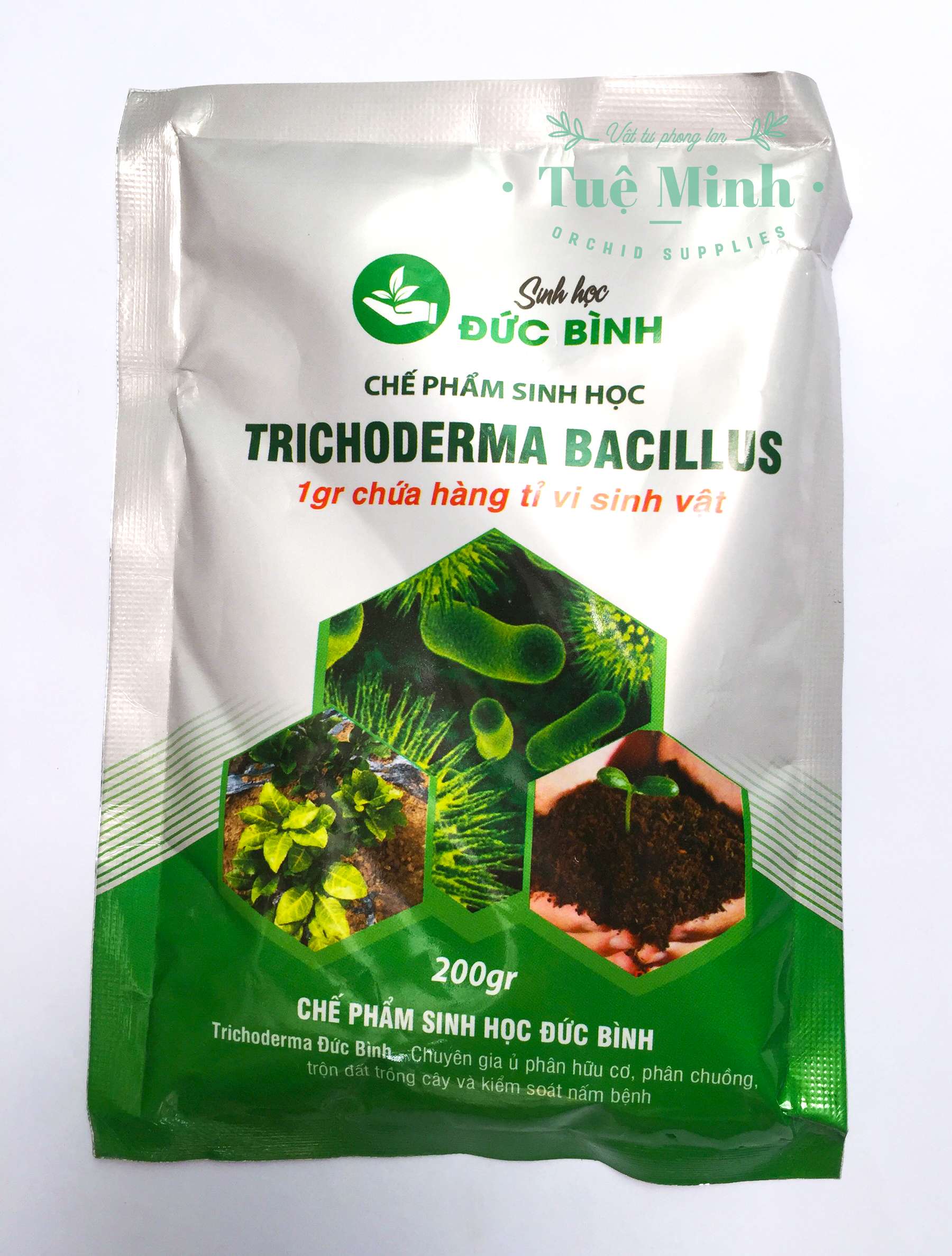 Chế phẩm sinh học TRICHODERMA BACILLUS - Chuyên dùng để ủ phân hữu cơ và kiểm soát nấm bệnh