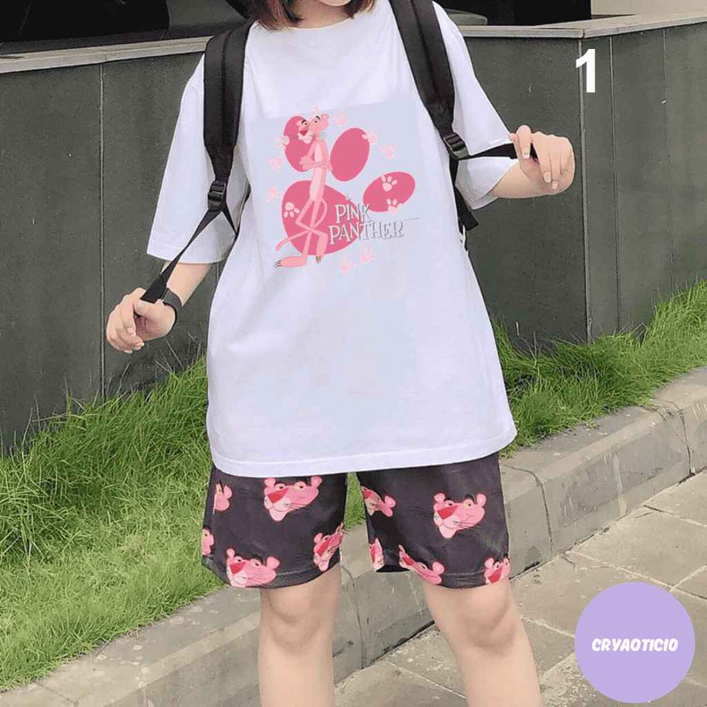 [HCM]Short Báo Hồng Pink Panther