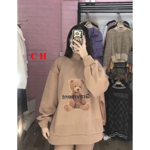 BỘ NỈ GẤU GRA CH94