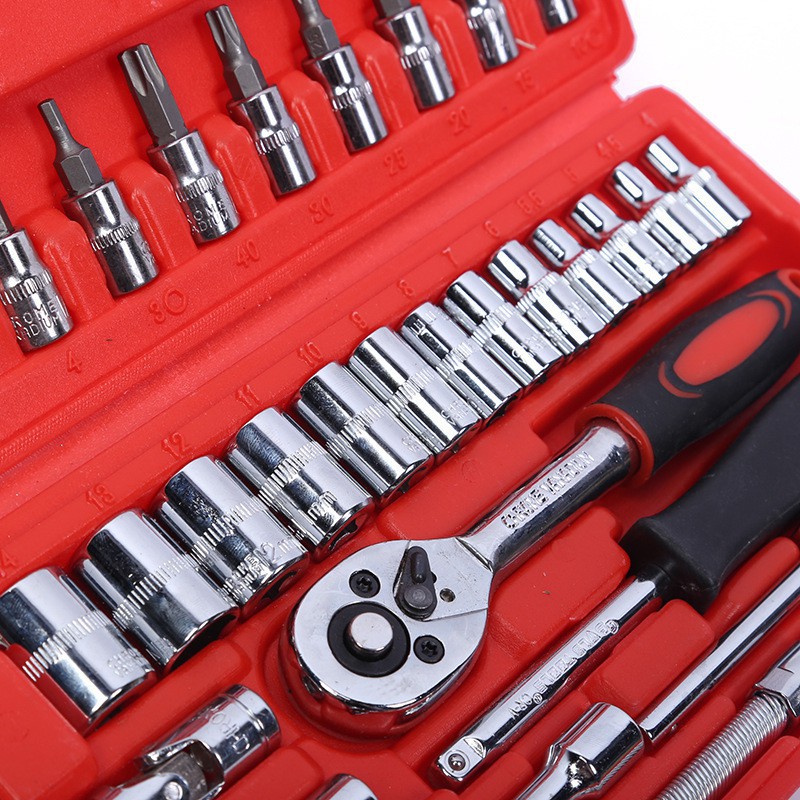 BỘ DỤNG CỤ MỞ BU LÔNG ỐC VÍT ĐA NĂNG 46 CHI TIẾT (HÀNG NHẬP KHẨU GIÁ TỐT)