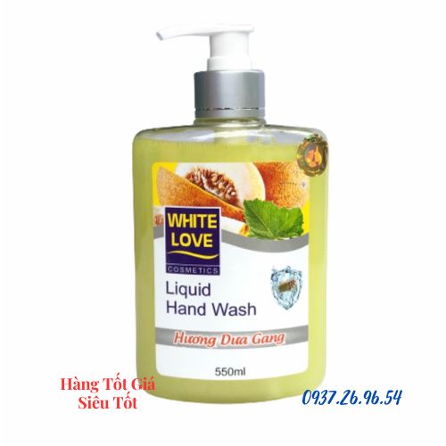 (Q8) Nước rửa tay cao cấp White Love 550ml