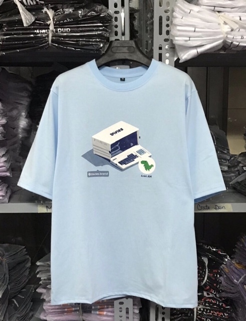 Áo Thun DAVI KHỦNG LONG 444 Unisex